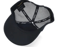 Trucker-Ed Hardy Eagle & Snake Battle Twill Mesh Black A-Frame Trucker -