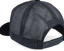 Velvet Caps-Calza Pennello Eagle Big Patch Velvet Trucker - Black