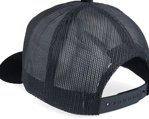 Velvet Caps-Calza Pennello Eagle Big Patch Velvet Trucker - Black