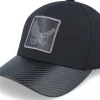 Flexfit-Iconic Eagle Black Metallic Patch Carbon/Black Flexfit -