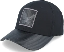 Flexfit-Iconic Eagle Black Metallic Patch Carbon/Black Flexfit -
