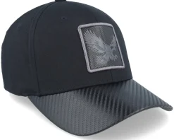 Flexfit-Iconic Eagle Black Metallic Patch Carbon/Black Flexfit -