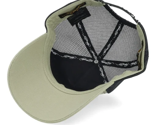 Fashion Ed Hardy Eagle Crystal Rock Green/Black Trucker -