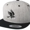 Snapback-Eagle Heather Grey/Black Snapback -