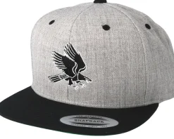 Snapback-Eagle Heather Grey/Black Snapback -