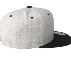 Snapback-Eagle Heather Grey/Black Snapback -