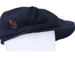 Sale Wild Spirit Eagle Patch Navy Bakerboy Flat Cap -