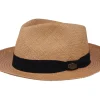 Straw Hat-MJM Hats Earnest Panama Biscotto Straw Hat -