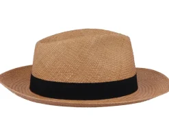 Straw Hat-MJM Hats Earnest Panama Biscotto Straw Hat -