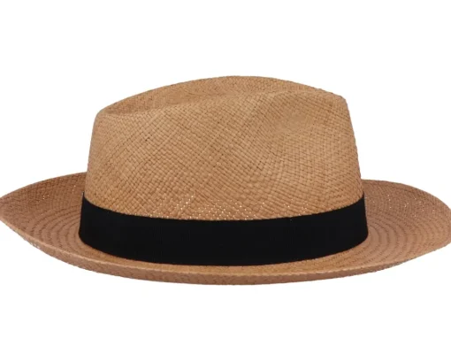 Straw Hat-MJM Hats Earnest Panama Biscotto Straw Hat -