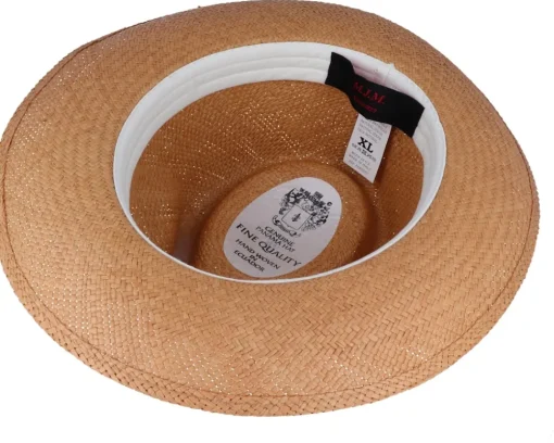 Straw Hat-MJM Hats Earnest Panama Biscotto Straw Hat -