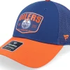 Trucker-Fanatics Edmonton Oilers Meshback /Dark Orange Trucker - Blue