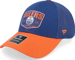 Trucker-Fanatics Edmonton Oilers Meshback /Dark Orange Trucker - Blue