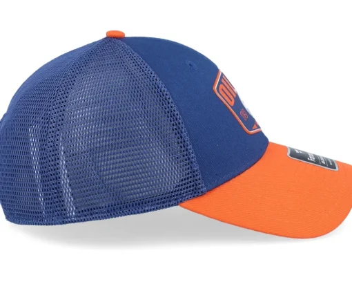 Trucker-Fanatics Edmonton Oilers Meshback /Dark Orange Trucker - Blue