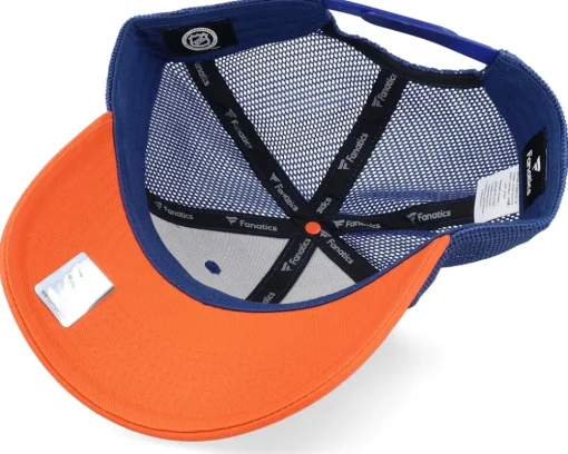 Trucker-Fanatics Edmonton Oilers Meshback /Dark Orange Trucker - Blue