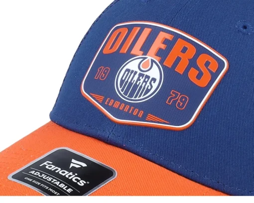 Trucker-Fanatics Edmonton Oilers Meshback /Dark Orange Trucker - Blue
