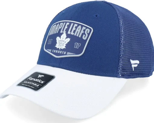 Trucker-Fanatics Edmonton Oilers Meshback /Dark Orange Trucker - Blue