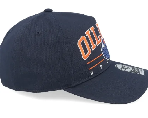 New 47 Brand Edmonton Oilers Roscoe 47 Hitch Cap Navy A-frame Adjustable -