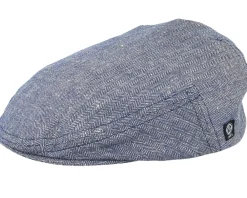 Flat Caps-CTH Ericson Edward Sr. Belo Blue Flat Cap -