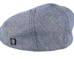 Flat Caps-CTH Ericson Edward Sr. Belo Blue Flat Cap -