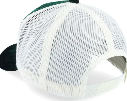Best Calza Pennello Eiffel Tower Velvet /Ivory A-frame Trucker - Green