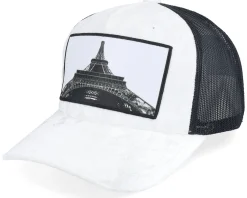 Best Calza Pennello Eiffel Tower Velvet /Ivory A-frame Trucker - Green