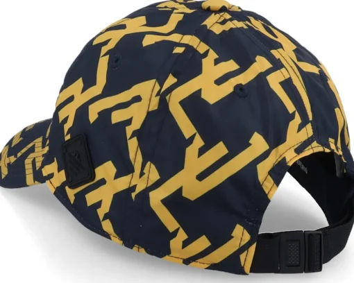Adjustable-J.Lindeberg Elijah Geo Print Cap Jl Navy Dad Cap -