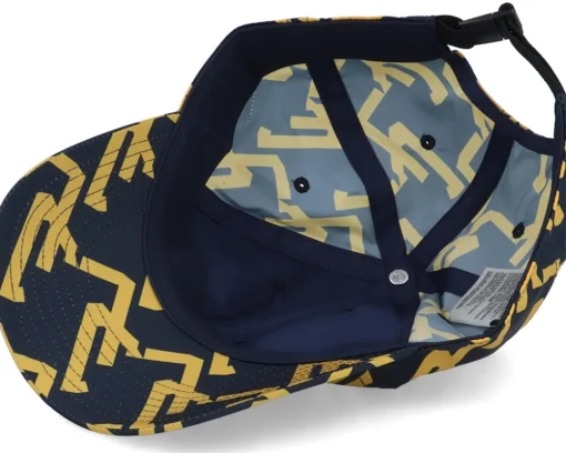 Adjustable-J.Lindeberg Elijah Geo Print Cap Jl Navy Dad Cap -