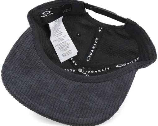 Clearance Oakley Ellipse Corduroy Hat out Snapback - Black