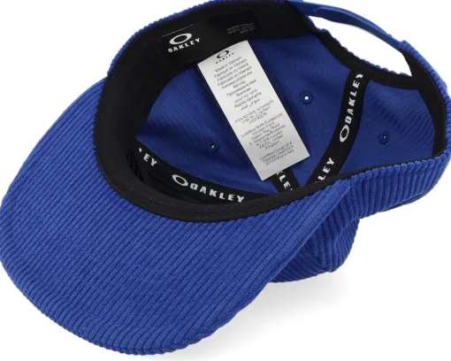 Snapback-Oakley Ellipse Corduroy Hat Crystal Snapback - Blue