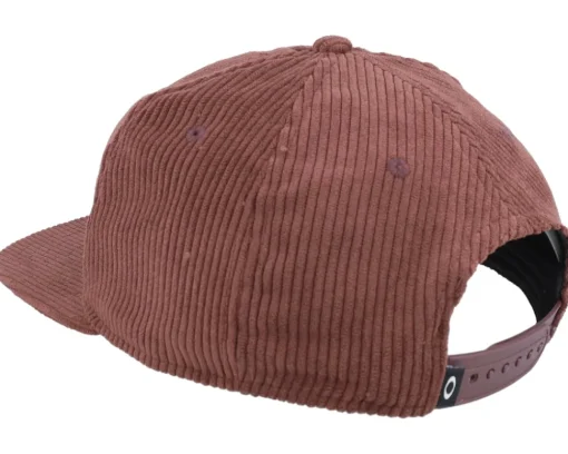 Snapback-Oakley Ellipse Corduroy Hat Grenache Snapback - Brown