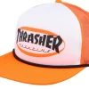 Trucker | Skate-Thrasher Ellipse Logo - Orange
