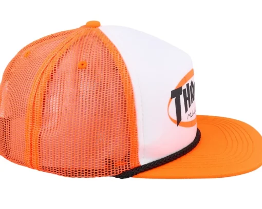 Trucker | Skate-Thrasher Ellipse Logo - Orange
