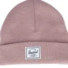 Short Beanies-Herschel Elmer Beanie Shallow Ash Rose Short Beanie - Pink