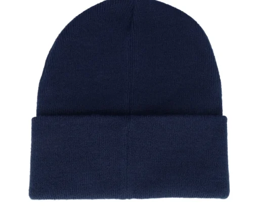 Cuff Beanies-Herschel Elmer Chain Stitch Beanie Black Iris/Golden Yellow Cuff -