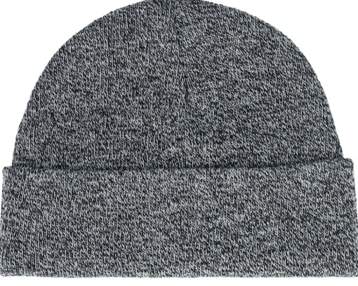 Short Beanies-Herschel Elmer Heather Black Short Beanie -