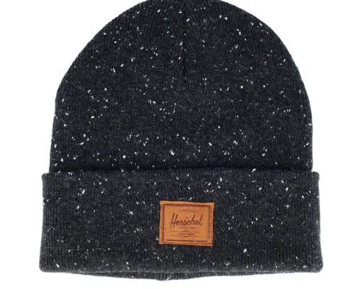 Cuff Beanies-Herschel Elmer Marled Bison Cuff - Brown