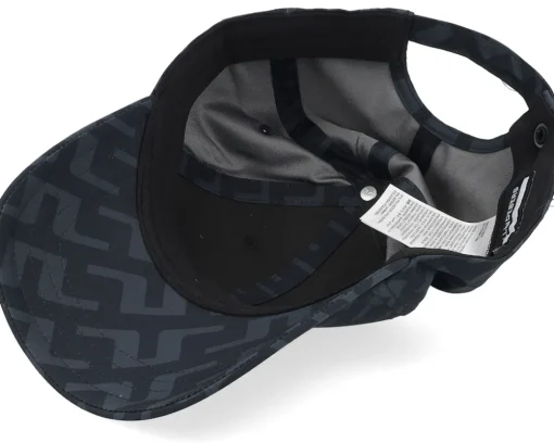 Sale J.Lindeberg Elo Printed Cap Bias Bridge Black Adjustable -