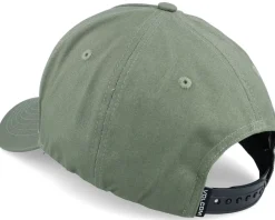 Adjustable-Volcom Embossed Stone Hat Light Olive A-Frame Adjustable -