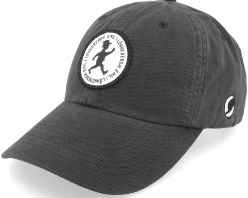 Dad Cap-Emil I Lönneberga Emil Silhouette Circle Black Dad Cap -