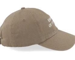 Dad Cap-Iconic Employee Of The Year Driftwood Brown Dad Cap -