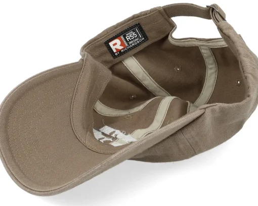 Dad Cap-Iconic Employee Of The Year Driftwood Brown Dad Cap -
