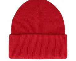 Sale Beechfield Enginee Classic Soft Deep Cuffed - Red