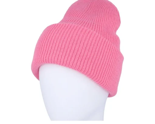Organic Beanies-Beechfield Engineered True Soft Deep Cuffed - Pink