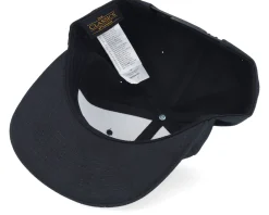Snapback-Wild Spirit Engraved Alaska Mountain Box Patch Black Snapback -