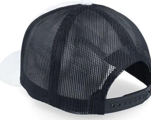 Trucker | Velvet Caps-Calza Pennello Epa Car Pop Art Velvet /Black A-Frame Trucker - White