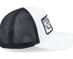 Trucker | Velvet Caps-Calza Pennello Epa Car Pop Art Velvet /Black A-Frame Trucker - White