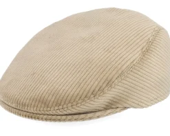 Flat Caps-Mayser Erik Cord Beige Flat Cap -