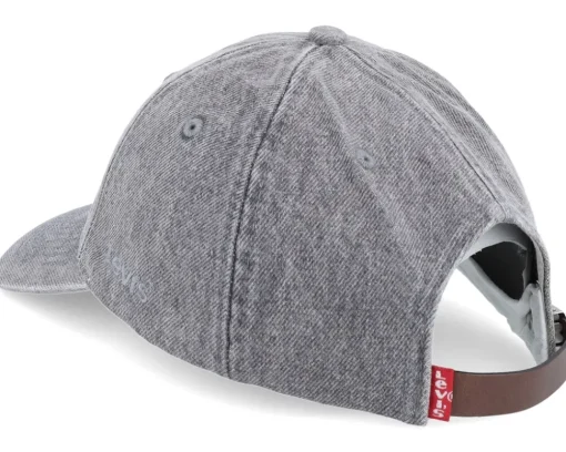 Discount Levi's Essential Cap Dark Grey Dad Cap -