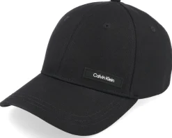 New Calvin Klein Essential Patch Cap Adjustable - Black